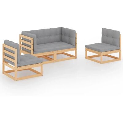 vidaXL 540068 Ulkokalusteet - Modulaarinen Puutarhakalustesetti vidaXL 540068 Ulkokalusteet - Modulaarinen Puutarhakalustesetti