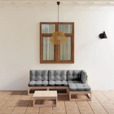Maisonchic Kiefern Gartenmöbel-Set - 5 Stück Modular Lounge Maisonchic Kiefern Gartenmöbel-Set - 5 Stück Modular Lounge