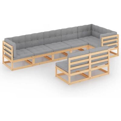 vidaXL Ulkokalustevälineet - Modulaarinen Puutarhakalusto - Kestävä Männyn Puu vidaXL Ulkokalustevälineet - Modulaarinen Puutarhakalusto - Kestävä Männyn Puu