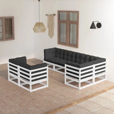 Maisonchic malli 659347 puutarhakalustesarja pehmusteilla - Puutarhakalusteet Maisonchic malli 659347 puutarhakalustesarja pehmusteilla - Puutarhakalusteet