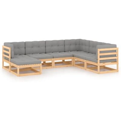 VidaXL Ulkotuoli-Setti - Kestävä Modulaarinen Puutarhakalusto VidaXL Ulkotuoli-Setti - Kestävä Modulaarinen Puutarhakalusto