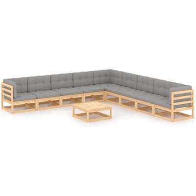 VidaXL 3076899 Ulkokalusteet - Harmaa VidaXL 3076899 Ulkokalusteet - Harmaa