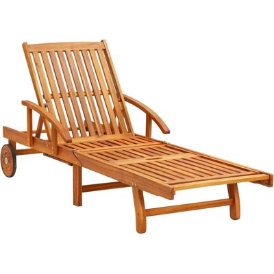 Maisonchic Akazienholz Sonnenliegen - Verstellbares Outdoor-Set Maisonchic Akazienholz Sonnenliegen - Verstellbares Outdoor-Set