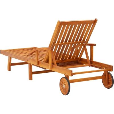 VIDAXL Gartensessel - Braun - Akazienholz - Mit Kissen & Tisch VIDAXL Gartensessel - Braun - Akazienholz - Mit Kissen & Tisch
