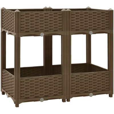 vidaXL Hochbeet Polypropylen Gartenbeet - Garden Planter vidaXL Hochbeet Polypropylen Gartenbeet - Garden Planter