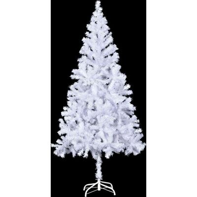 vidaXL Weißer Vorbeleuchteter Weihnachtsbaum - 210cm, 910 Äste vidaXL Weißer Vorbeleuchteter Weihnachtsbaum - 210cm, 910 Äste