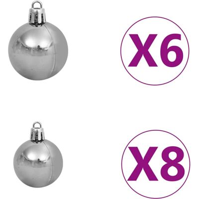 vidaXL Sapin de Noël Rose Pré-éclairé - Sapin de Noël - Publicité vidaXL Sapin de Noël Rose Pré-éclairé - Sapin de Noël - Publicité