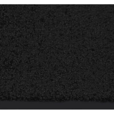 vidaXL Zwarte Polypropyleen Deurmat - 40x60 cm - Woondecoratie vidaXL Zwarte Polypropyleen Deurmat - 40x60 cm - Woondecoratie