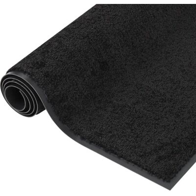 vidaXL Dørmåtte Sort 60x80 cm - Dørmåtte vidaXL Dørmåtte Sort 60x80 cm - Dørmåtte