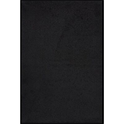 vidaXL Schwarzer 80x120 cm Fußmatte - Innen/Außen Eingangsteppich vidaXL Schwarzer 80x120 cm Fußmatte - Innen/Außen Eingangsteppich