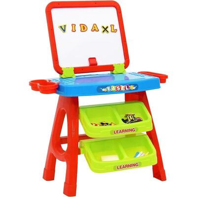 vidaXL Børne malerspæle og læringsbord med magnetisk tavle vidaXL Børne malerspæle og læringsbord med magnetisk tavle