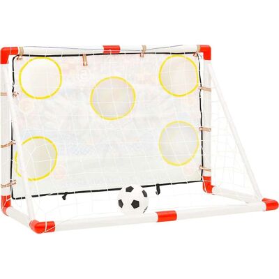 vidaXL Fußballtor-Set mit Torwand für Kinder und Jugendliche vidaXL Fußballtor-Set mit Torwand für Kinder und Jugendliche