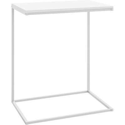 vidaXL 336134 Weiße C-förmige Beistelltisch - Beistelltisch vidaXL 336134 Weiße C-förmige Beistelltisch - Beistelltisch