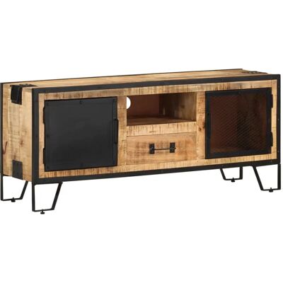 vidaXL 328284 Mehrfarbig Mango Holz TV Schrank - Industrieller Stil Stauraum vidaXL 328284 Mehrfarbig Mango Holz TV Schrank - Industrieller Stil Stauraum