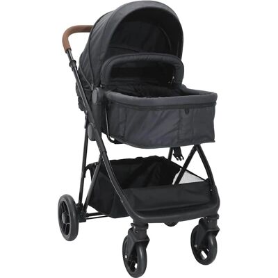 Poussette 2 en 1 vidaXL - Cadre en acier robuste - Siège réglable Poussette 2 en 1 vidaXL - Cadre en acier robuste - Siège réglable