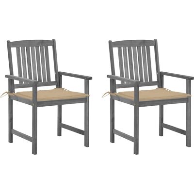 VidaXL - 3078210 - Akazienholz - Beige - Gartenstuhl VidaXL - 3078210 - Akazienholz - Beige - Gartenstuhl