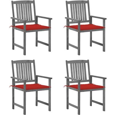 VidaXL - 3078213 - Akazienholz - Gepolsterte Sitzfläche - Gartenstuhl VidaXL - 3078213 - Akazienholz - Gepolsterte Sitzfläche - Gartenstuhl