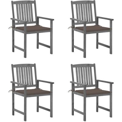 vidaXL 3078230 Outdoor Chair - Akazienholz Taupe - Gartenstuhl vidaXL 3078230 Outdoor Chair - Akazienholz Taupe - Gartenstuhl