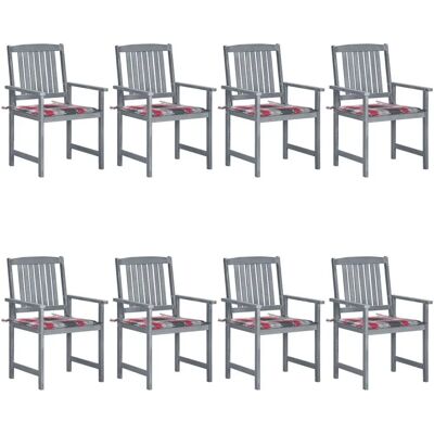 VidaXL Outdoor Stuhl - Akazienholz, Grau Finish - Gartemöbel VidaXL Outdoor Stuhl - Akazienholz, Grau Finish - Gartemöbel