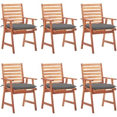 vidaXL Gartensessel - 8er Set aus Akazienholz vidaXL Gartensessel - 8er Set aus Akazienholz