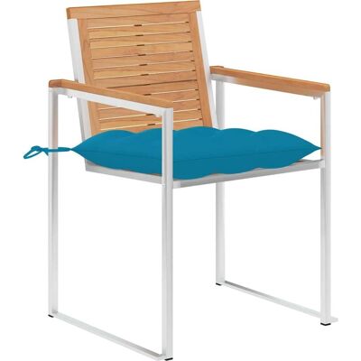 vidaXL Teak-Gartenstühle 8 Stk. - Gartenstühle vidaXL Teak-Gartenstühle 8 Stk. - Gartenstühle