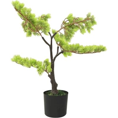 vidaXL Künstlicher Zypressen-Bonsai mit Topf 60 cm Grün vidaXL Künstlicher Zypressen-Bonsai mit Topf 60 cm Grün