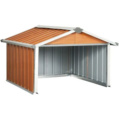 vidaXL Gartengerätehaus für Roboter Rasenmäher Braun 92x97x63 cm vidaXL Gartengerätehaus für Roboter Rasenmäher Braun 92x97x63 cm