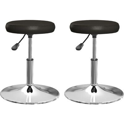 VidaXL 333078 Schwarze Kunstleder Esszimmerstühle - Esszimmerstuhl VidaXL 333078 Schwarze Kunstleder Esszimmerstühle - Esszimmerstuhl