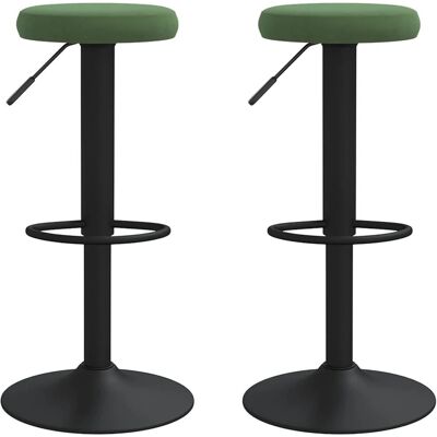 VidaXL 333146 Samtvelstol - Höhenverstellbar, 360° Drehung - 2 Stück VidaXL 333146 Samtvelstol - Höhenverstellbar, 360° Drehung - 2 Stück