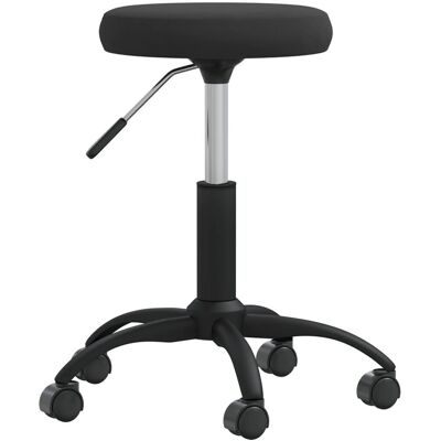 VidaXL Bürostuhl Schwarz Samt - Drehbar, Höhenverstellbar VidaXL Bürostuhl Schwarz Samt - Drehbar, Höhenverstellbar