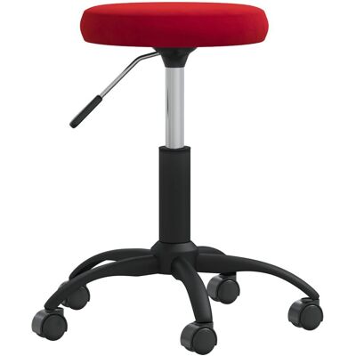 VidaXL Bureaustoel met Fluwelen Rood - Kantoor & Computerstoel VidaXL Bureaustoel met Fluwelen Rood - Kantoor & Computerstoel