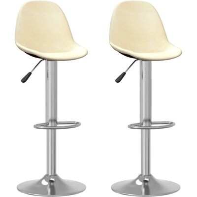 VidaXL 333383 Höhenverstellbarer Barhocker - Drehbar 360° - 2er Set VidaXL 333383 Höhenverstellbarer Barhocker - Drehbar 360° - 2er Set