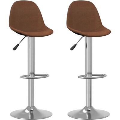 VidaXL Verstellbarer Barhocker - Drehbar 360° - 2er Set VidaXL Verstellbarer Barhocker - Drehbar 360° - 2er Set