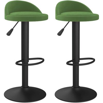 VidaXL Model 333604 Verstelbare fluwelen barstoel - Bar type VidaXL Model 333604 Verstelbare fluwelen barstoel - Bar type