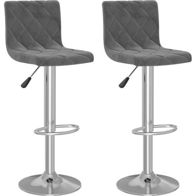 vidaXL 333688 verstellbare Samtvelours-Barhocker vidaXL 333688 verstellbare Samtvelours-Barhocker