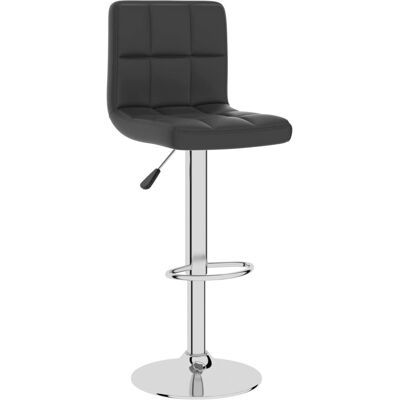 VidaXL Schwarzer Höhenverstellbarer Barhocker - Barhocker VidaXL Schwarzer Höhenverstellbarer Barhocker - Barhocker