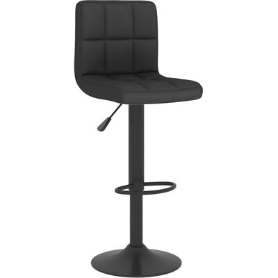 VidaXL Model 334278 Verstelbare Zwarte Barkruk - Barmeubilair VidaXL Model 334278 Verstelbare Zwarte Barkruk - Barmeubilair
