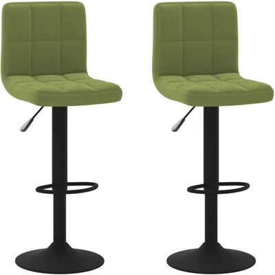 VidaXL Hellgrüner Samt Barhocker - Bar Stool VidaXL Hellgrüner Samt Barhocker - Bar Stool