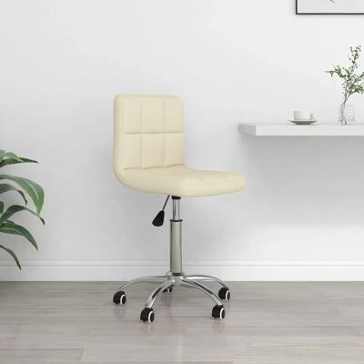 vidaXL Bürostuhl Drehbar Creme Stoff - Bürostuhl vidaXL Bürostuhl Drehbar Creme Stoff - Bürostuhl
