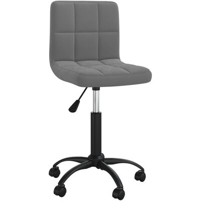 VidaXL Bürostuhl - Verstellbar, Samt, Dunkelgrau VidaXL Bürostuhl - Verstellbar, Samt, Dunkelgrau