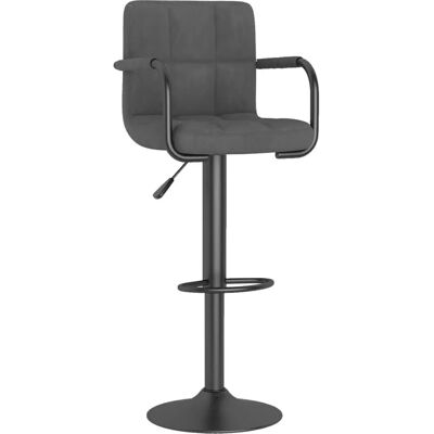 VidaXL 334649 Samtbarhocker - Höhenverstellbar & Drehbar VidaXL 334649 Samtbarhocker - Höhenverstellbar & Drehbar