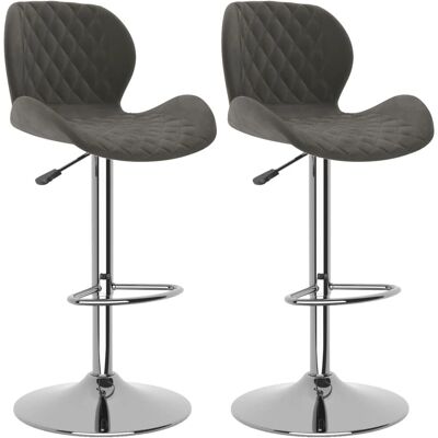 Maisonchic Modello - Sgabelli in velluto girevoli - Set da 2 Maisonchic Modello - Sgabelli in velluto girevoli - Set da 2