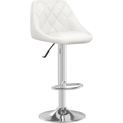 vidaXL Weiß Gasfeder Barhocker - Barhocker vidaXL Weiß Gasfeder Barhocker - Barhocker