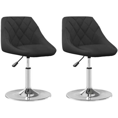 VIDAXL Samt Drehbarer Essstuhl - Modern 360° Höhenverstellbar VIDAXL Samt Drehbarer Essstuhl - Modern 360° Höhenverstellbar