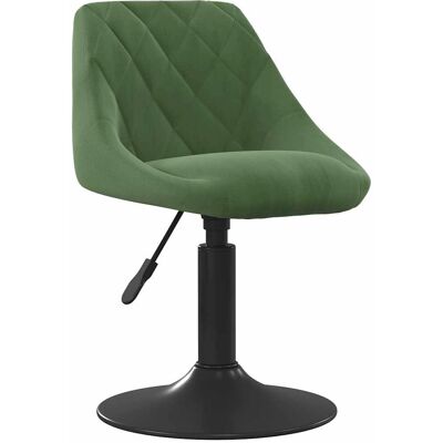 VIDAXL Donkergroene Fluwelen Barstoel - Meubel voor Bar & Eetkamer VIDAXL Donkergroene Fluwelen Barstoel - Meubel voor Bar & Eetkamer