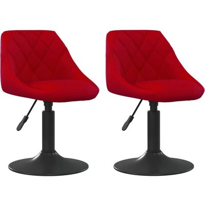 VidaXL 335333 Moderne fluwelen draaistoelen - Restaurant & Keuken VidaXL 335333 Moderne fluwelen draaistoelen - Restaurant & Keuken