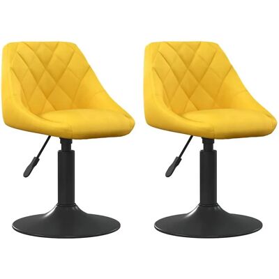 VidaXL 335334 moderner Samtvelours drehbarer Esszimmerstuhl - Esszimmerstuhl VidaXL 335334 moderner Samtvelours drehbarer Esszimmerstuhl - Esszimmerstuhl