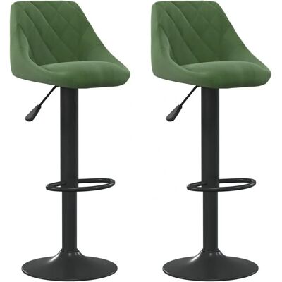 VidaXL 335352 Taburete de bar verde oscuro - Taburete de bar VidaXL 335352 Taburete de bar verde oscuro - Taburete de bar