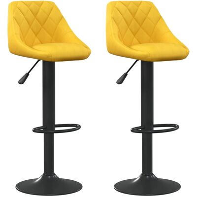 vidaXL 335356 Verstelbare fluwelen barkruk - Barkruk vidaXL 335356 Verstelbare fluwelen barkruk - Barkruk