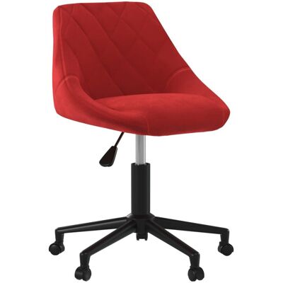Chaise de bureau VidaXL - Pivotante, Réglable en hauteur, Velours - Chaise de bureau Chaise de bureau VidaXL - Pivotante, Réglable en hauteur, Velours - Chaise de bureau